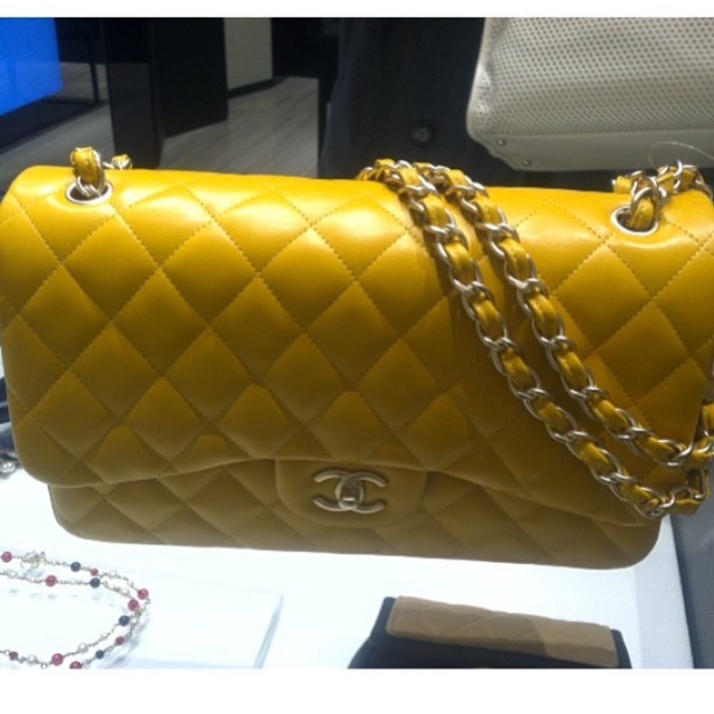 Chanel Lamb Skin Jumbo Authentic